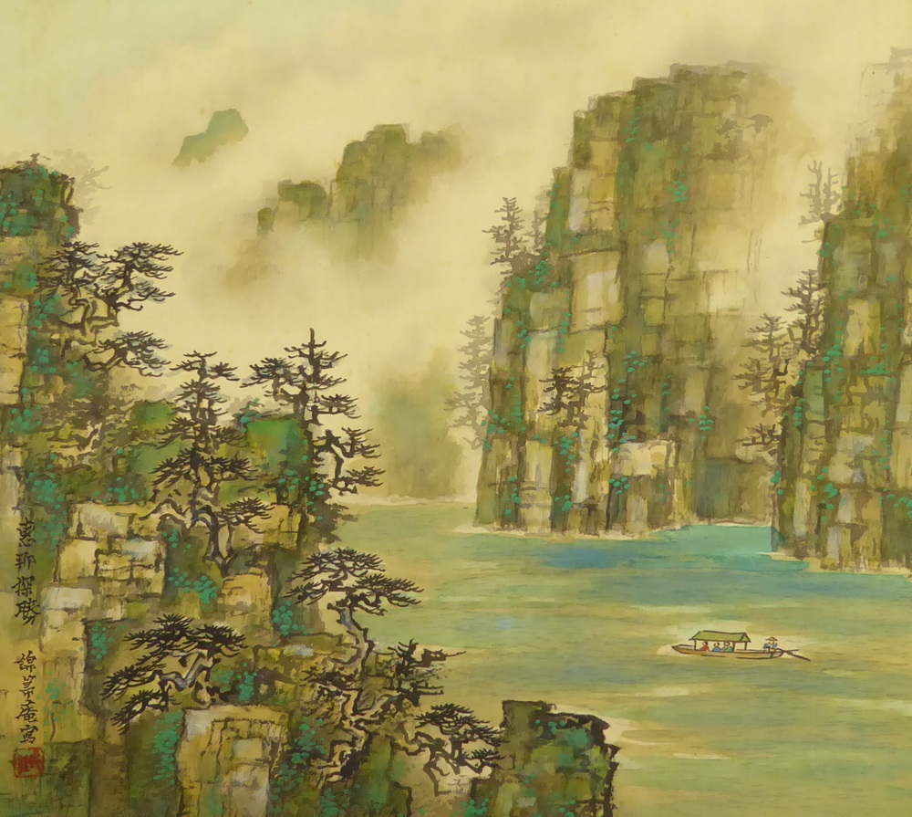 稲垣錦荘 『四季四幅対』 [古美術こもれび] 骨董,掛軸,絵画の買取と