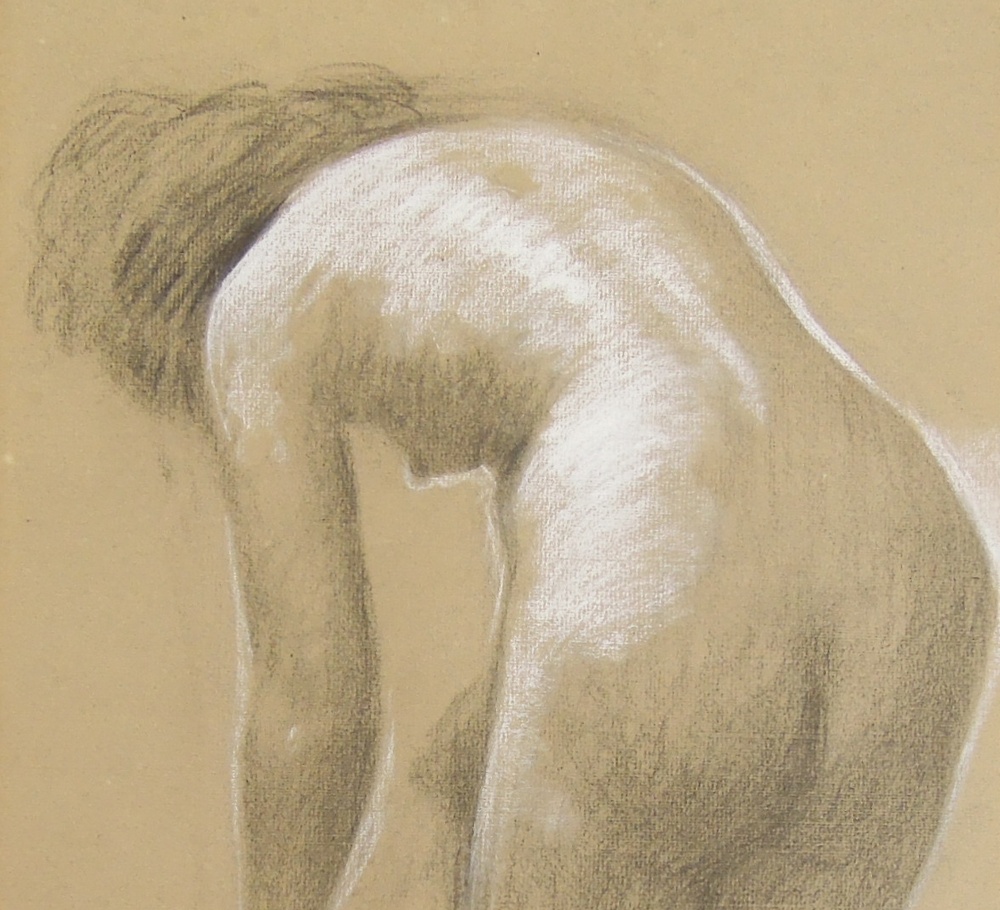 小磯良平 『裸婦』 [古美術こもれび] 骨董,掛軸,絵画の買取と販売,名古屋