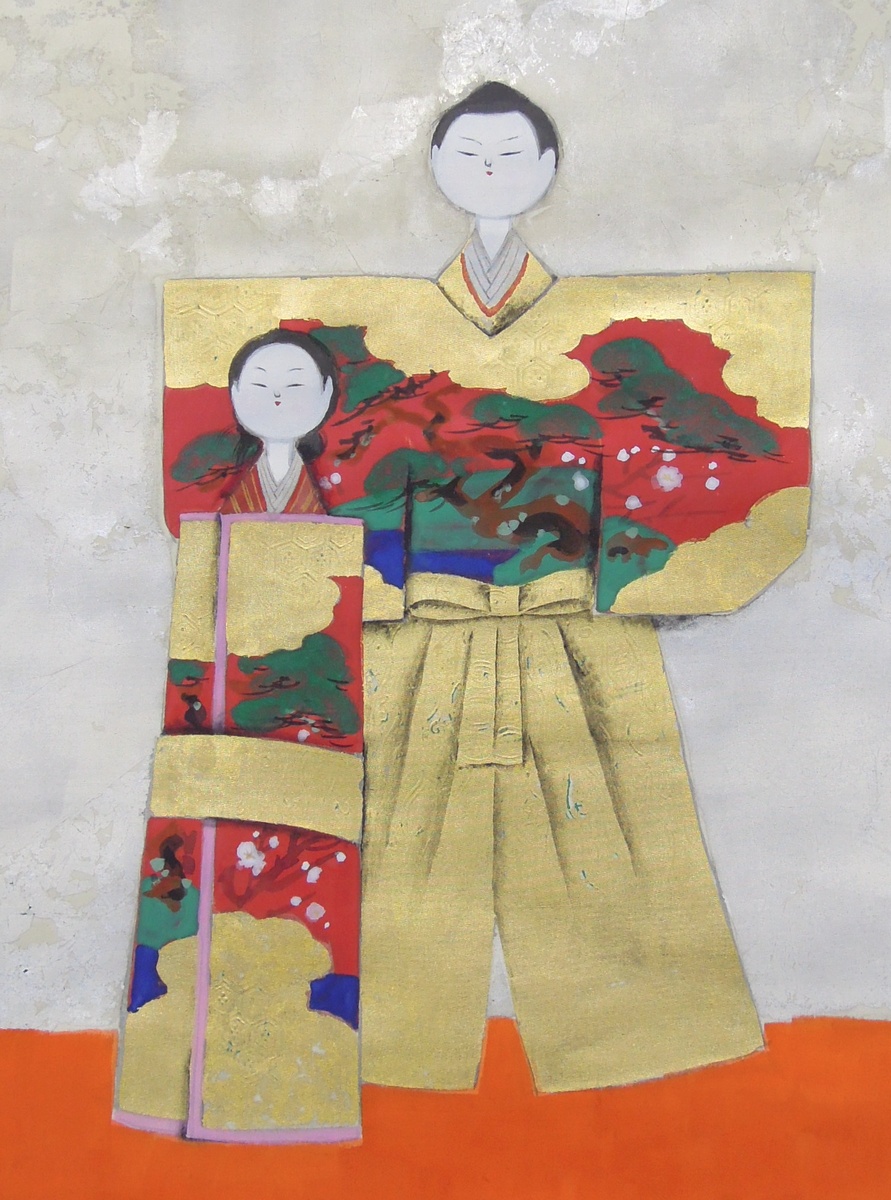 小寺礼三 『立雛』 [古美術こもれび] 骨董,掛軸,絵画の買取と販売,名古屋