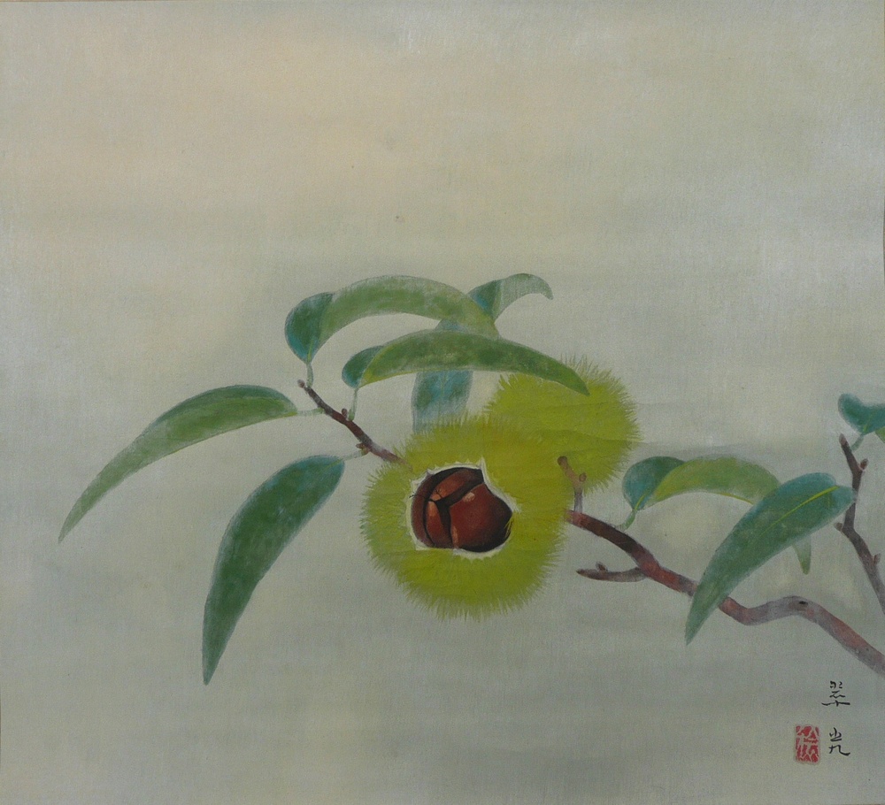 福田翠光 『新秋』 掛軸の販売 [古美術こもれび]