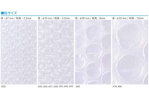 梱包ドットコム / 川上産業 プチプチ d37L (3層品) 1200mm×42m巻