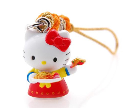 韓国限定 ハローキティ 伝統ストラップ（キムチ） 韓国情報広場