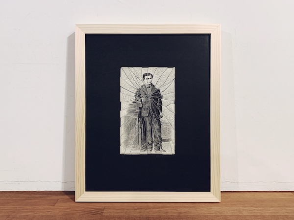 柄澤齊木口木版画作品：肖像ⅩⅧ イジドール・デュカス Portrait ⅩⅧ