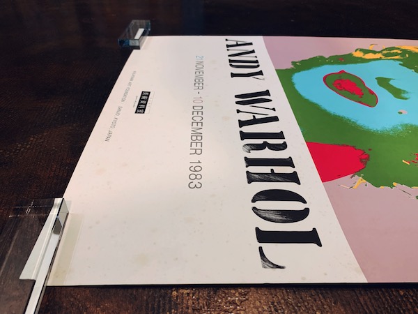 アンディ・ウォーホル展ポスター：1983年京都・カジカワ美術資料室