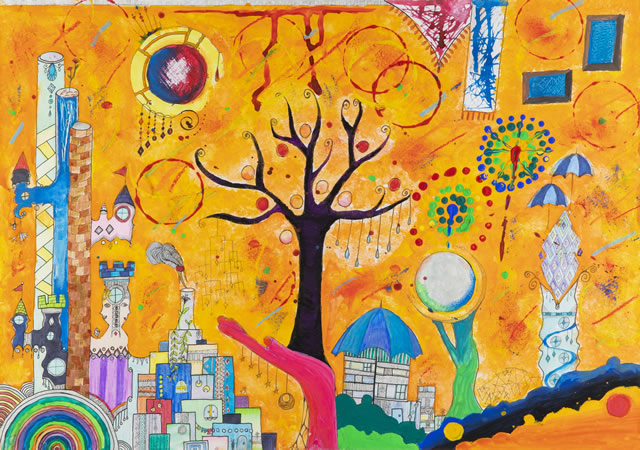 日本最大級の創作絵画コンクール「第21回ドコモ未来ミュージアム」作品