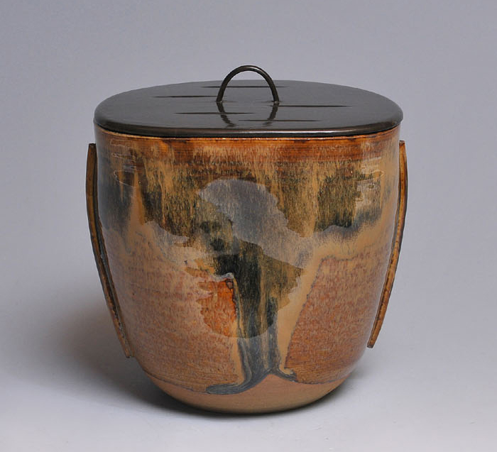 高取水指 十四代 亀井味楽(作) 鵬雲斎箱書 | 古美術ささき