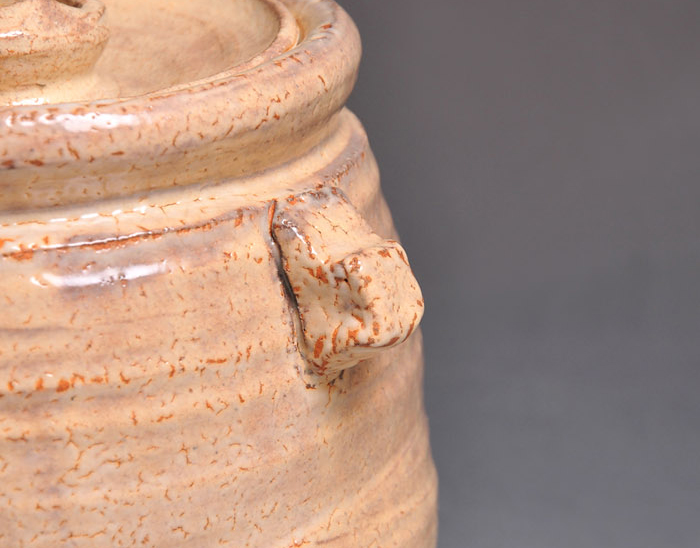 萩耳付水指 十五代 坂倉新兵衛(作) 共箱 | 古美術ささき