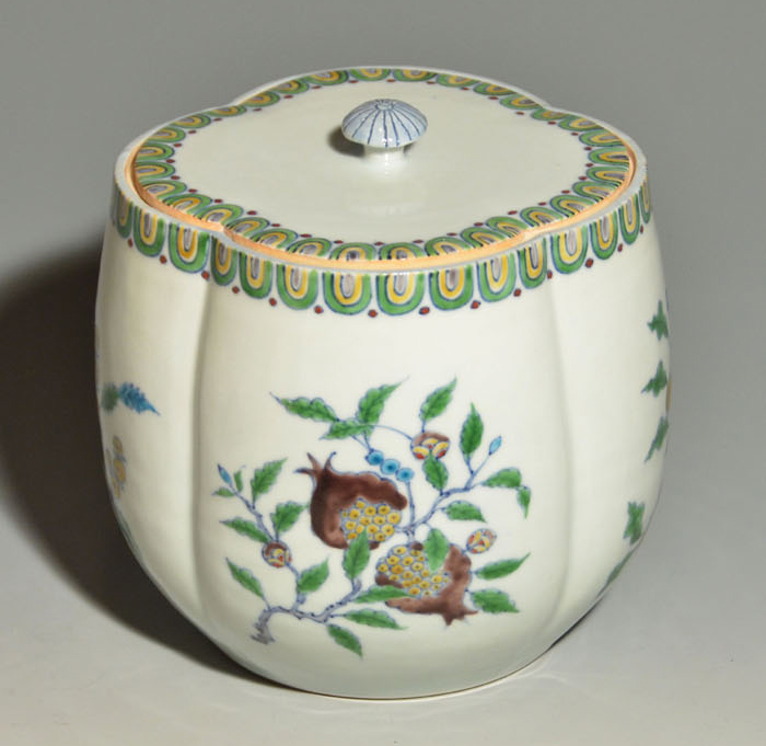 豆彩 瑞果文水指 二代 川瀬竹春(造) 田中仙翁箱書書 | 古美術ささき