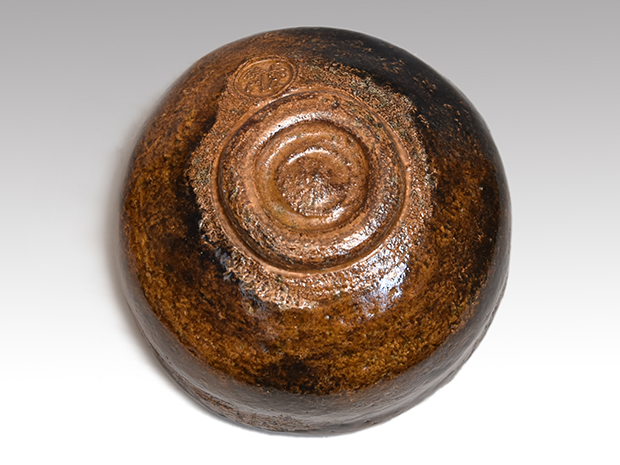 飴釉茶碗 九代 大樋長左衛門(作) 共箱 未使用 | 古美術ささき