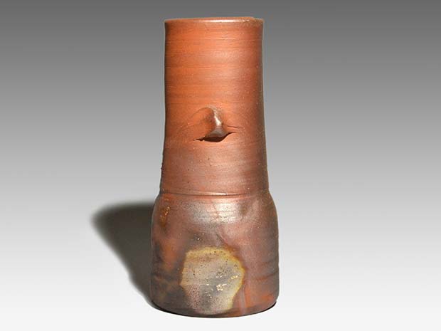 備前耳付花入 藤原 雄(作) 共箱 | 古美術ささき