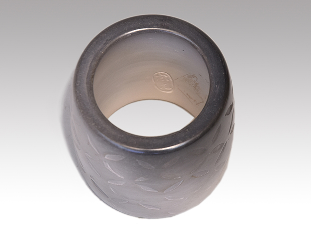 七宝輪蓋置 雲華焼 山崎宗元（造) 共箱 | 古美術ささき