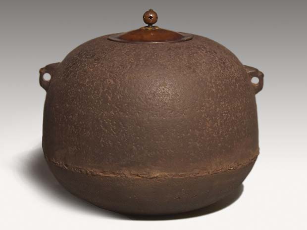 姥口丸釜(利休丸釜) 利休時代 名越善正(作) 四代 名越三典浄味折紙