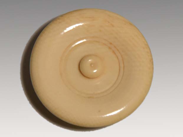 丹波焼茶入 市野信水窯 共箱 象牙蓋 仕服(宝福寿紋緞子) | 古美術ささき