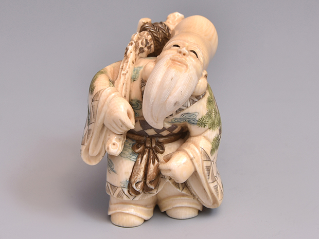 象牙 七福神置物 在銘「山口」 | 古美術ささき