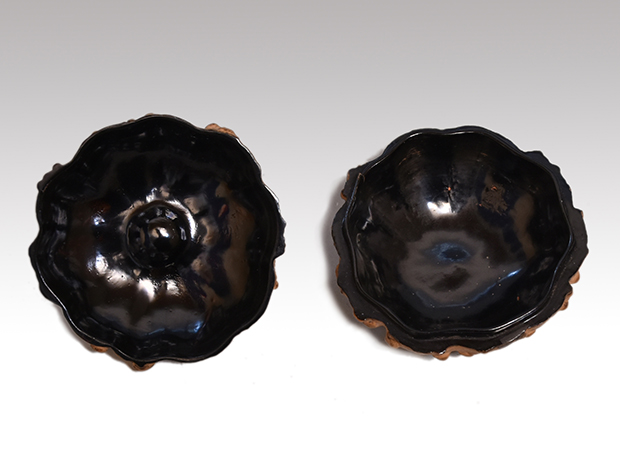 西瓜 香合 益田鈍翁所持 箱書 花押入り | 古美術ささき