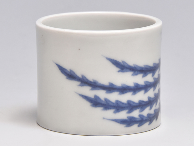 藍鍋島 鳳凰図 蓋置 | 古美術ささき