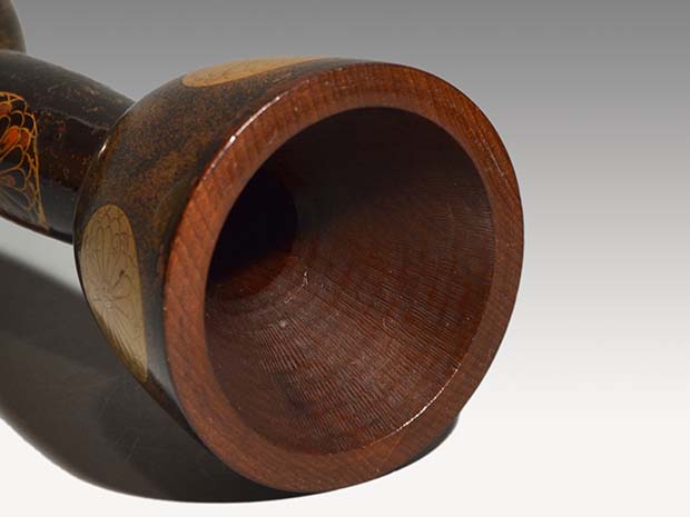 小鼓胴 菊紋蒔絵 江戸初期頃 | 古美術ささき