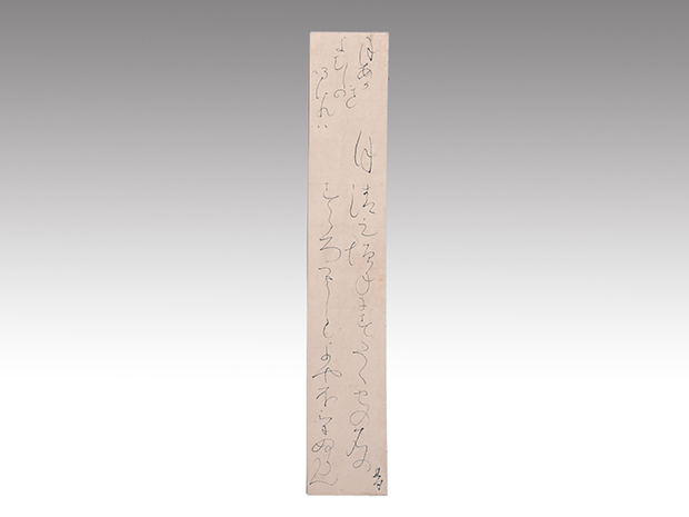 太田垣蓮月(筆) 短冊 「月あかき夜むしのなかれば」 | 古美術ささき