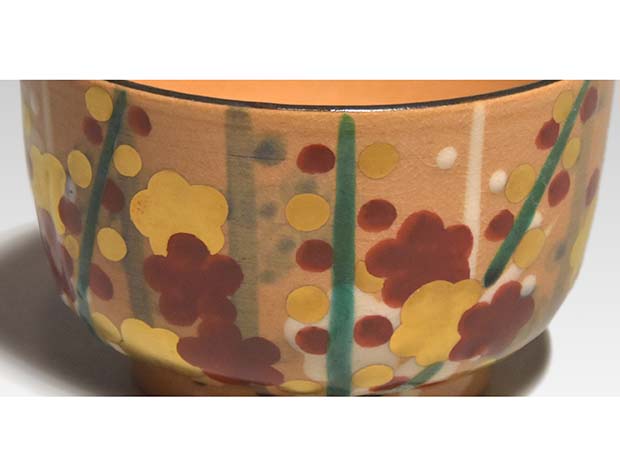 京焼（清水焼）高橋 道八向付6客絵付波ノ絵