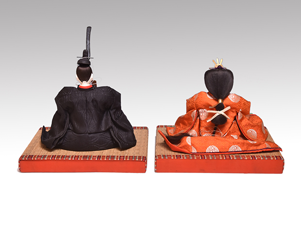 お雛様 内裏雛一対 丸平 丸屋 大木平蔵製 頭は面庄 | 古美術ささき