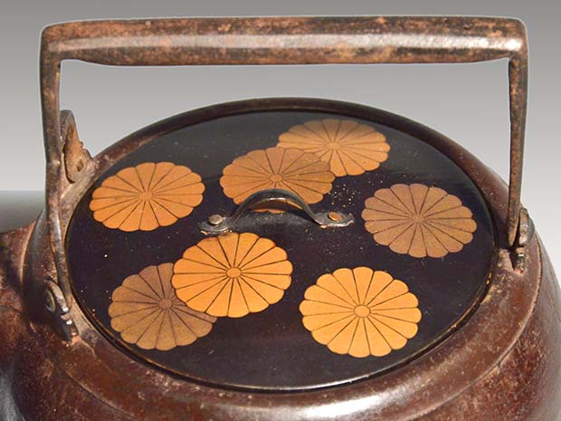 燗鍋 銚子 一対 菊蒔絵蓋 江戸初期から中期 | 古美術ささき