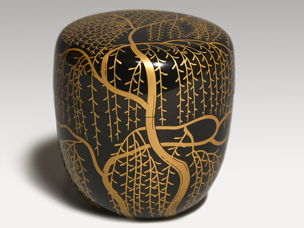 献上柳 中棗 鵬雲斎大宗匠好 在判箱書 柳庵作 共箱 | 古美術ささき