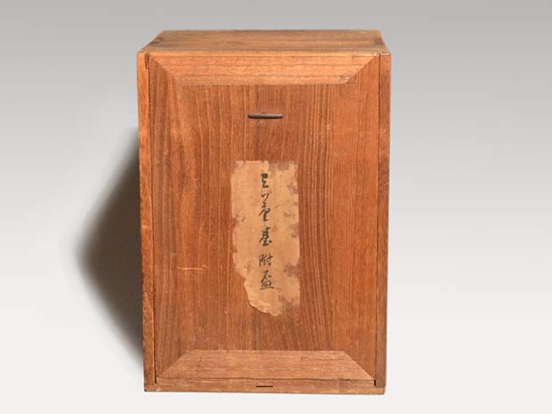 鶴に松竹梅蒔絵 三重盃と盃台 明治時代 | 古美術ささき