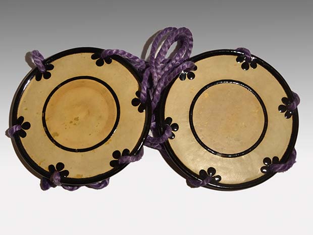 芙蓉蒔絵 小鼓 皮付セット江戸初期から中期頃 | 古美術ささき