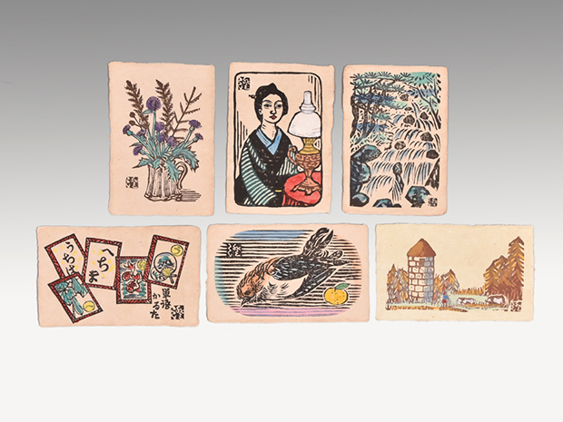 川上澄生 木版 絵葉書 6枚 | 古美術ささき