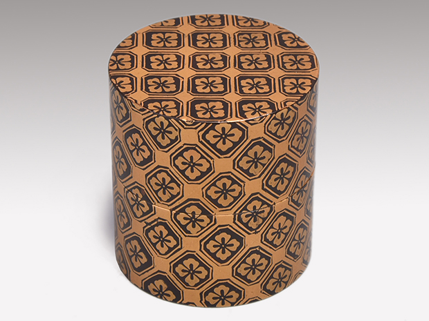 中次 棗 金地に八角花文蒔絵 内梨地 明治時代 | 古美術ささき