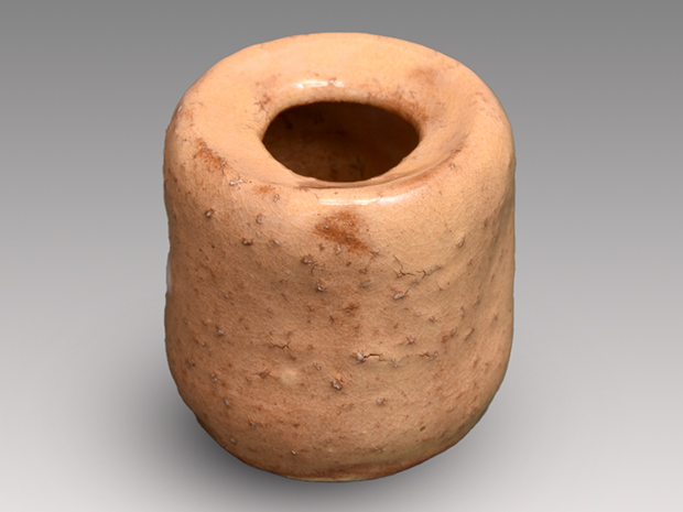 十三代 田原陶兵衛（造）萩焼つくね蓋置 共箱 | 古美術ささき