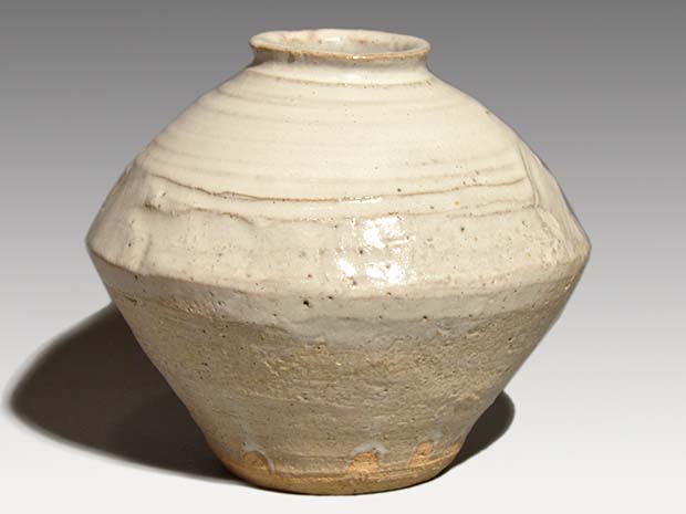 萩焼 壷 十代 三輪休雪(作) 共箱 | 古美術ささき