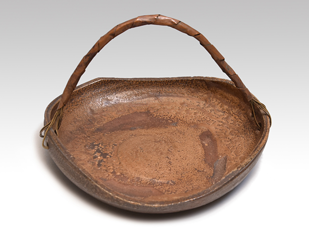 備前焼 手付き 菓子器 江戸時代 | 古美術ささき