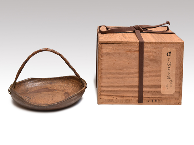 備前焼 手付き 菓子器 江戸時代 | 古美術ささき