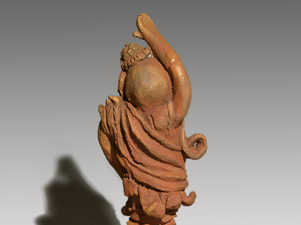 清水公照(作) 泥仏 「華髪観音」 ブロンズ製 共箱 東大寺管長 | 古美術