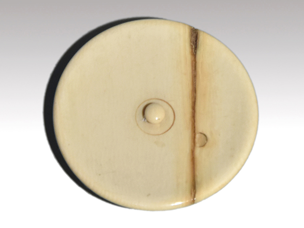 瀬戸茶入 小堀遠州 銘「春山」 挽家 象牙蓋 仕覆2 | 古美術ささき