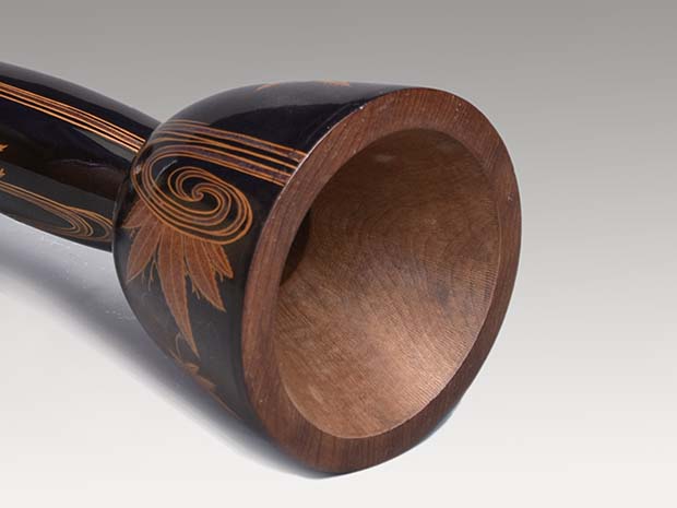 龍田川蒔絵 小鼓胴 江戸初期～中期 | 古美術ささき