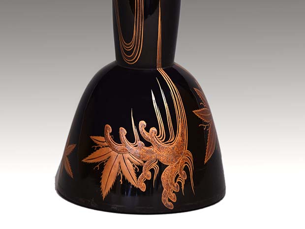 龍田川蒔絵 小鼓胴 江戸初期～中期 | 古美術ささき