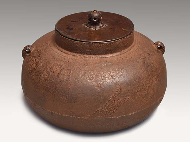 甑口平丸釜 大西定林(元禄時代)作 大西浄長折紙 | 古美術ささき