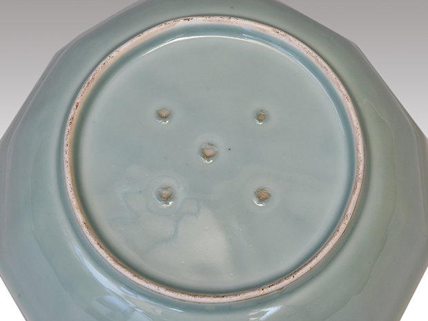 青磁十二角鉢 柿右衛門様式 江戸時代中期頃 | 古美術ささき