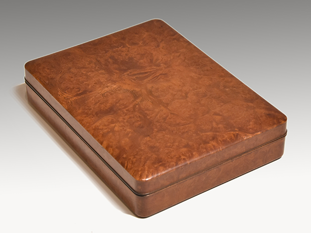 玉杢、葡萄杢硯箱 唐木細工師 阿達祥山(作) 端渓硯 銀水滴付 | 古美術