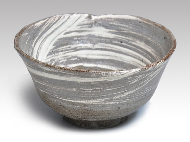 刷毛目茶碗 小林東五（造）共箱 | 古美術ささき