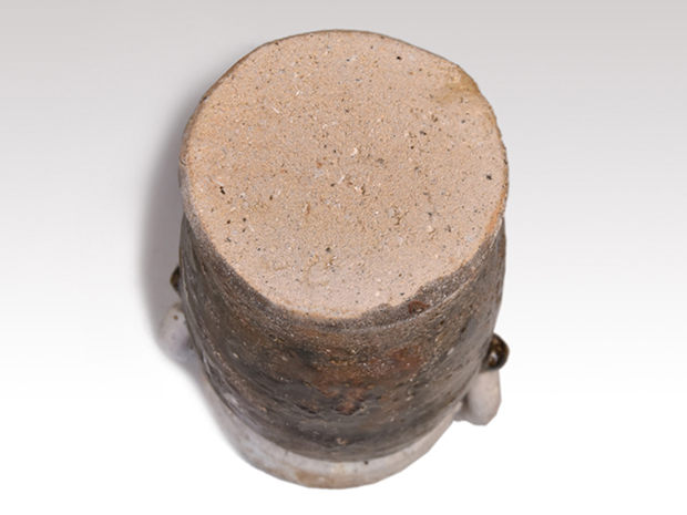 朝鮮唐津耳付花入 西岡小十(作) 共箱 | 古美術ささき