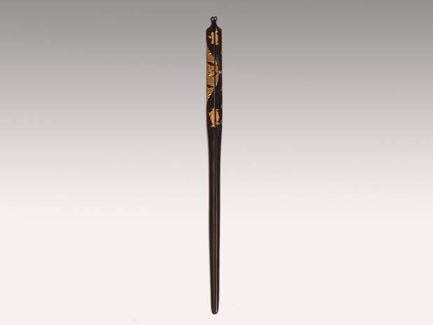 御簾図 割笄 無銘 京金具師 保存刀装具鑑定書付 | 古美術ささき