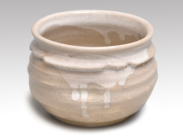 萩焼 建水 十世（十代） 坂 高麗左衛門（作） 共箱 | 古美術ささき