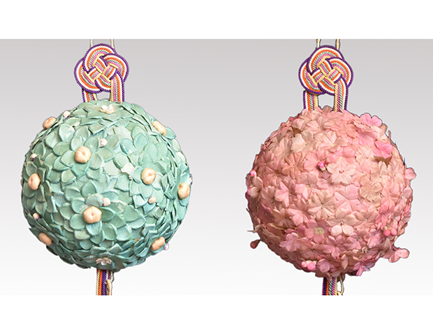 薬玉 久寿玉 一対（2個） 昭和初期 三越製 | 古美術ささき