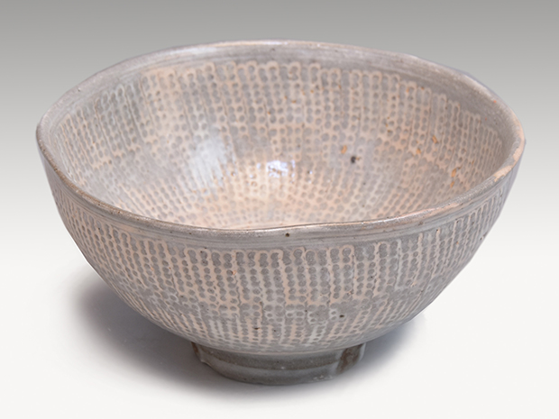 八代 吉向十三軒（造） 三島手茶碗 共箱 | 古美術ささき