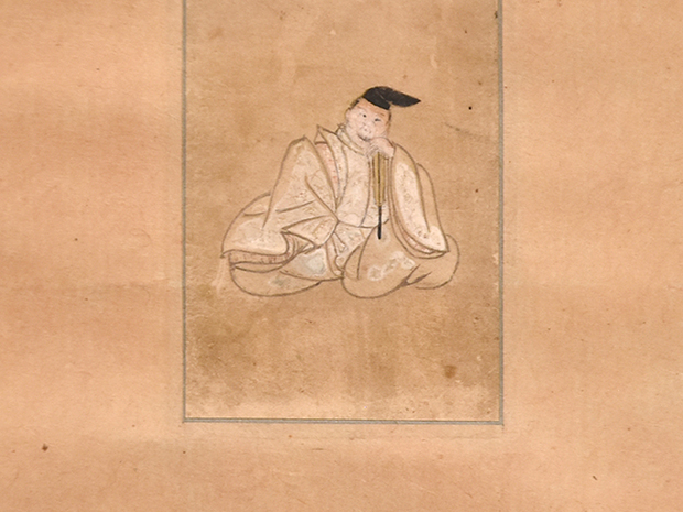 松花堂昭乗 百人一首画賛 短冊軸装 源重之 | 古美術ささき