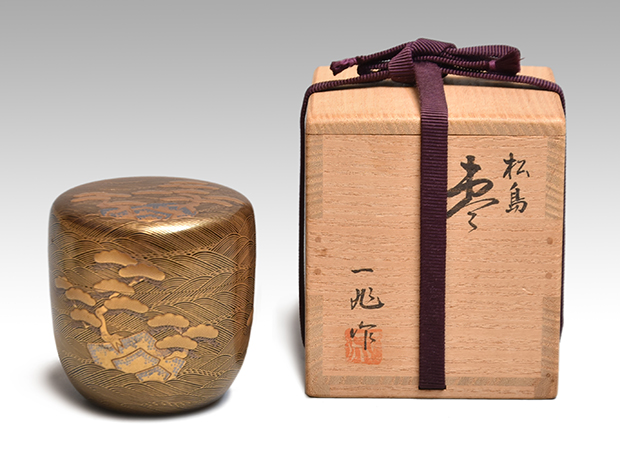 松島蒔絵棗 一后一兆(作) 共箱 | 古美術ささき