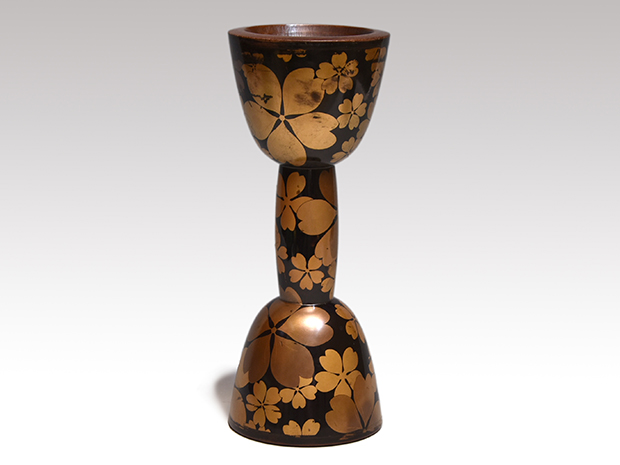 小鼓胴 桜蒔絵 江戸中期 | 古美術ささき